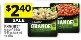 Dollar General Michelina's grande entrée offer