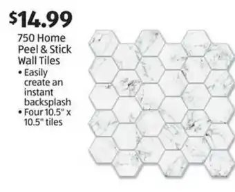 Aldi 750 Home Peel & Stick Wall Tiles offer
