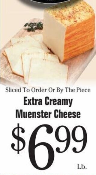 Morton Williams Extra Creamy Muenster Cheese offer