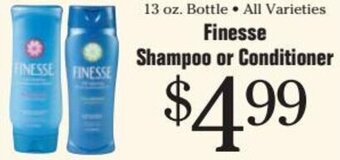 Finesse Shampoo or Conditioner 13 oz. Bottle • All Varieties