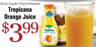 Morton Williams Tropicana Orange Juice offer