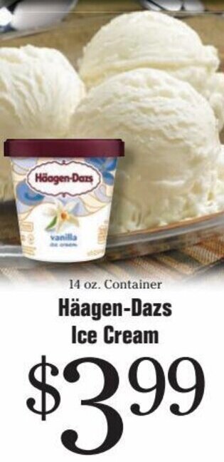 Morton Williams Häagen-Dazs Ice Cream offer