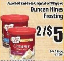 Fine Fare Duncan Hines Frosting offer