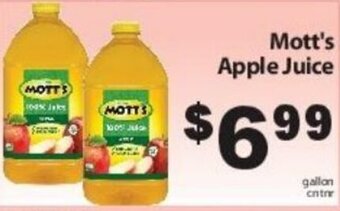 Fine Fare Mott's Apple Juice offer