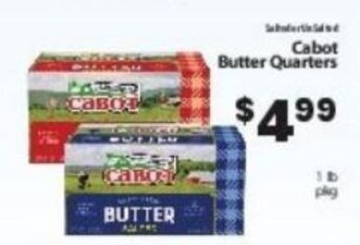 Fine Fare Cabot Butter Quarters offer