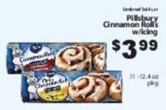 Fine Fare Pillsbury Cinnamon Roll's w/icing offer