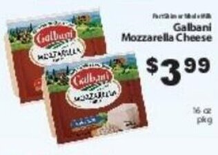 Fine Fare Galbani Mozzarella Cheese offer