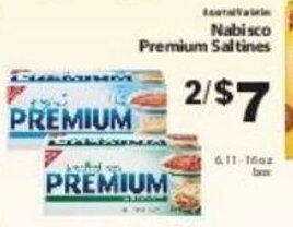 Fine Fare Nabisco Premium Saltines offer