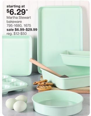JC Penney Martha stewart bakeware offer