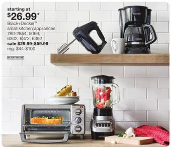 JC Penney Black + decker small kitchen appliances offer