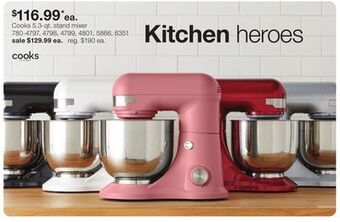JC Penney Cooks 5.3-qt. stand mixer offer