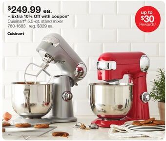 JC Penney Cuisinart 5.5-qt. stand mixer offer