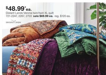 JC Penney Distant lands verona twin/twin xl quilt offer