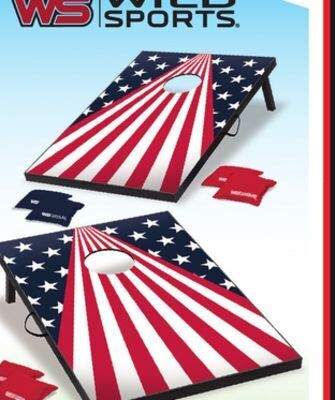 Big 5 Wild sports stars and stripes 2' x 3' cornhole bag toss game offer