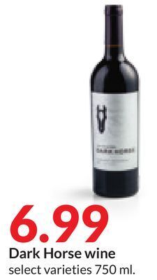 Hy-Vee Dark horse wine offer