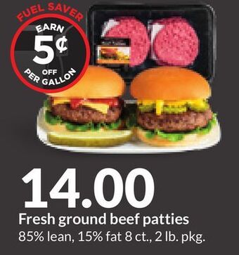 Hy-Vee Fresh ground beef patties offer