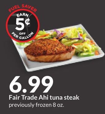 Hy-Vee Fair trade ahi tuna steak offer