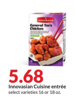 Hy-Vee Innovasian cuisine entrée offer