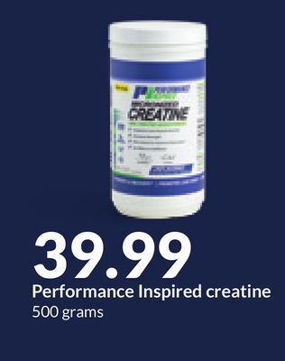 Hy-Vee Performance inspired creatine offer