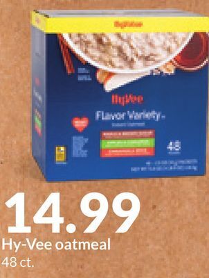 Hy-Vee Hy-vee oatmeal offer