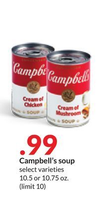 Hy-Vee Campbell's soup offer