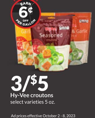 Hy-Vee Hy-vee croutons offer