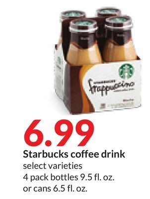 Hy-Vee Starbucks coffee drink offer