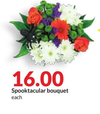 Hy-Vee Spooktacular bouquet offer