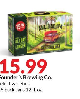 Hy-Vee Founder's brewing co offer