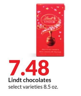 Hy-Vee Lindt chocolates offer