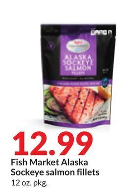Hy-Vee Fish market alaska sockeye salmon fillets offer