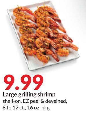 Hy-Vee Large grilling shrimp offer