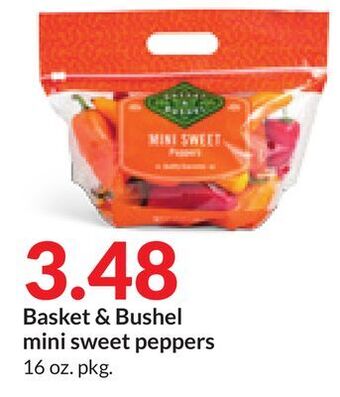 Hy-Vee Basket & bushel mini sweet peppers offer