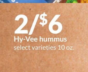 Hy-Vee Hy-vee hummus offer
