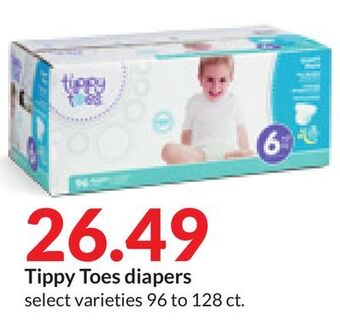 Hy-Vee Tippy toes diapers offer
