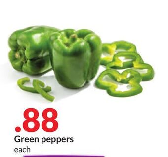 Hy-Vee Green peppers offer