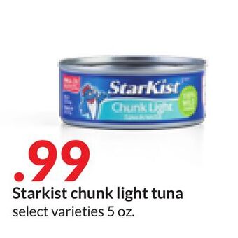 Hy-Vee Starkist chunk light tuna offer