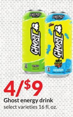 Hy-Vee Ghost energy drink offer