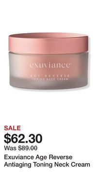 Ulta Beauty Exuviance age reverse antiaging toning neck cream offer