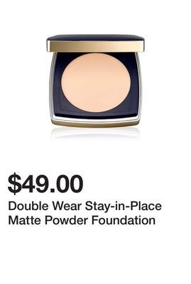 Belk Double wear stay-in-place matte powder foundation offer