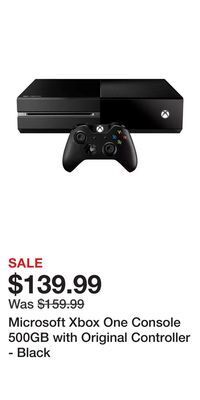 Game Stop Microsoft xbox one console 500gb with original controller - black offer
