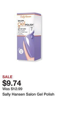 Ulta Beauty Sally hansen salon gel polish offer