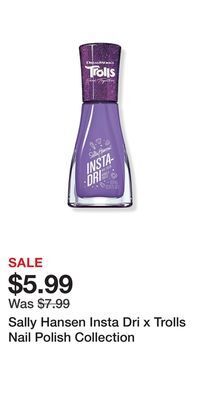 Ulta Beauty Sally hansen insta dri x trolls nail polish collection offer