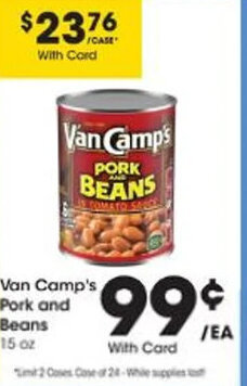 Smith's Van Camp's Pork and Beans offer