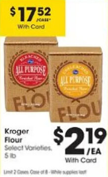 Smith's Kroger Flour offer