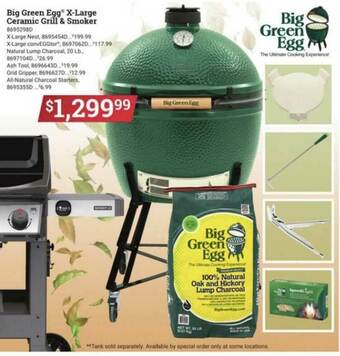 Ace Hardware Big Green Egg® X-Large Ceramic Grill & Smoker offer