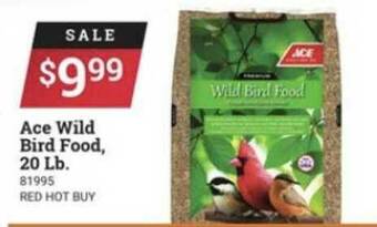 Ace Hardware Ace Wild Bird Food 20 Lb. offer