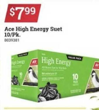 Ace Hardware Ace High Energy Suet 10-Pk offer