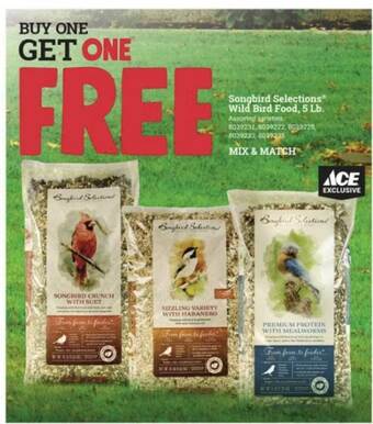 Ace Hardware Songbird Selections® Wild Bird Food 5 Lb. offer