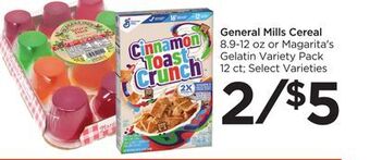 Food 4 Less General mills cereal offer